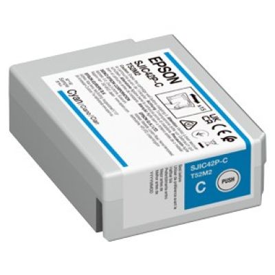 Epson SJIC42P-C Tintenpatrone, 1 Stück, Original Cyan