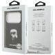 8. Karl Lagerfeld IML Aquarelle Karl & Logo MagSafe Hülle für iPhone 17 Pro - Schwarz