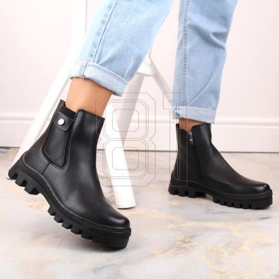 9. Isolierte Stiefeletten mit Tasche Potocki W WOL186 schwarz