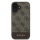 3. Guess 4G Bottom Stripe Case für iPhone 16 Plus 6,7" - Braun