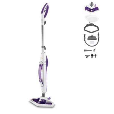 3. Polti Vaporetto SV440 Doppeldampfmopp 0,3 l 1500 W Lila, Weiß