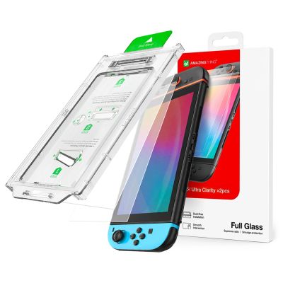 10. AmazingThing Radix Full Glass Tempered Glass für Nintendo Switch 2 (2 Stk.)