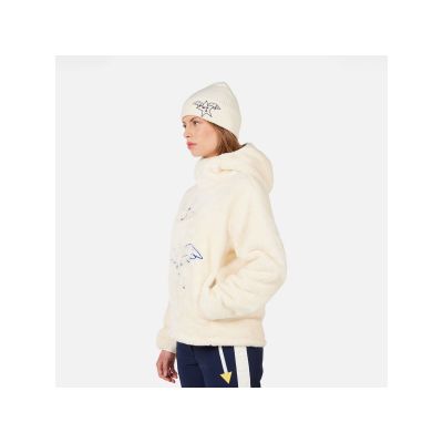 4. Damen-Sweatshirt ROSSIGNOL W JCC VALDIZ FLEECE weiß