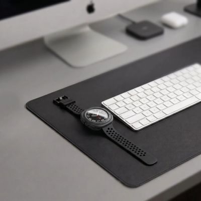 11. Tech-Protect Schutzhülle (2er-Pack) für Samsung Galaxy Watch Ultra 47 mm – Transparent Matt Schwarz