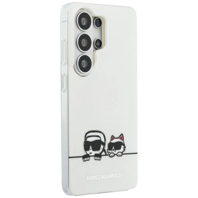 4. Karl Lagerfeld IML Peekaboo Karl&Choupette MagSafe Hülle für Samsung Galaxy S26 Ultra - Transparent