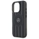 6. Mercedes MB Double Layer Crossed Lines MagSafe Hülle für iPhone 16 Pro - Schwarz