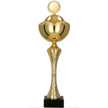 Metallbecher mit Deckel