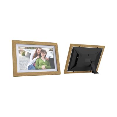 3. Wozinsky WRC-32 10,1" Digitaler Bilderrahmen mit Frameo 32GB App - Hellbraun