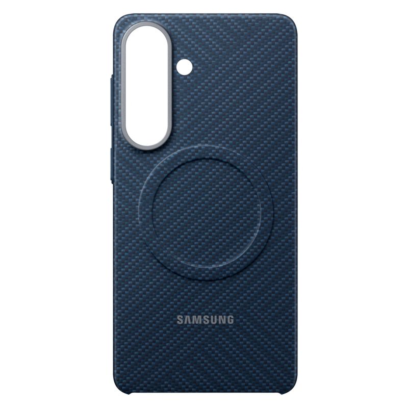 4. Samsung Carbon Magnet Case für Samsung Galaxy S26+ kompatibel mit MagSafe – Marineblau