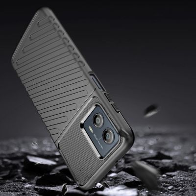 3. Thunder Case Hülle für Motorola Moto G53 Silikon Armor Case schwarz
