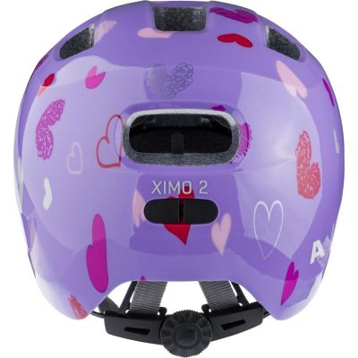 3. ALPINA XIMO 2 PURPLE HEARTS GLOSS Fahrradhelm 49-54