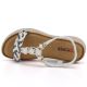 3. Weiße Keilsandalen für Damen Artiker 58C0013