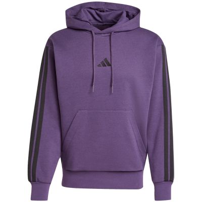 2. Herren adidas Essentials 3-Streifen Fleece-Sweatshirt Lila JX0740