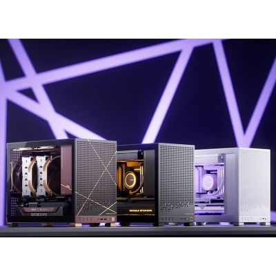 16. Jonsbo D32 STD PC-Gehäuse, Weiß, Mini-Gehäuse, mATX, gehärtetes Glas – Weiß