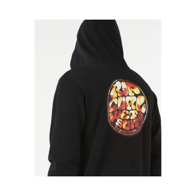 3. RIP CURL Wettie Passage Icon Zip Thru Sweatshirt schwarz