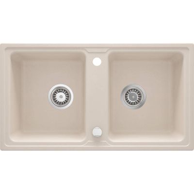 Granitspüle, 2 Becken, ZQZ 5203 5908212093856