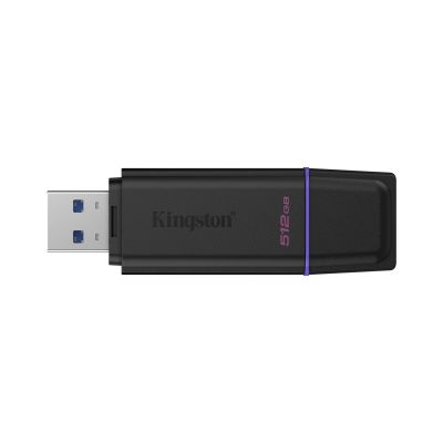 3. KINGSTON 512 GB Tragbare USB 3.2 Gen 1 DataTraveler Exodia Schwarz/Lila