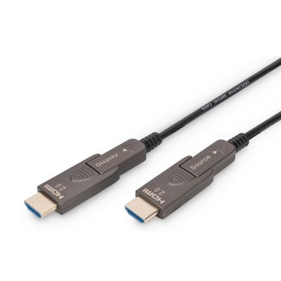 6. Digitus Hybrid 4K AOC HDMI-Glasfaserkabel mit 10 m abnehmbarem Stecker