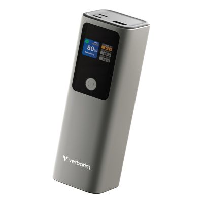 3. Verbatim 32269 Powerbank Lithium-Ionen (Li-Ion) 27000 mAh Grau