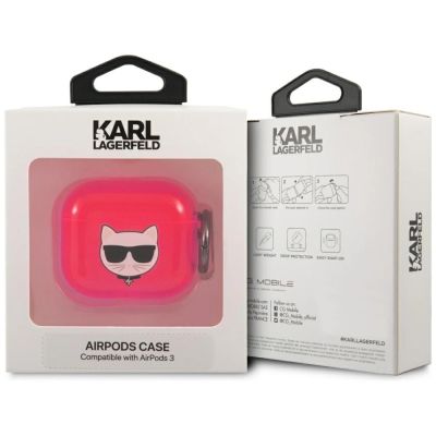 3. Karl Lagerfeld Choupette Case für AirPods 3 – Rosa