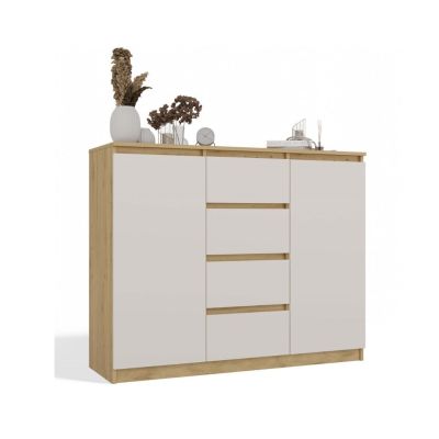 3. 2-türige Kommode mit 4 Schubladen, Artisan/Kaschmir