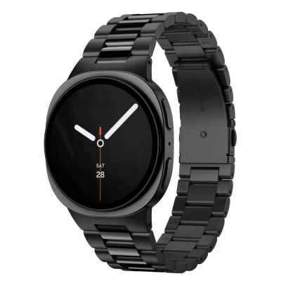 Spigen Modern Fit Armband 316L für Samsung Galaxy Watch 40/44/46 mm – Schwarz