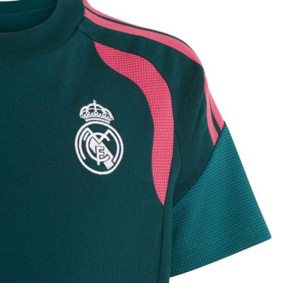 4. adidas Real Madrid 26/27 Tiro 26 Sweatshirt für Kinder, dunkelgrün KZ2483