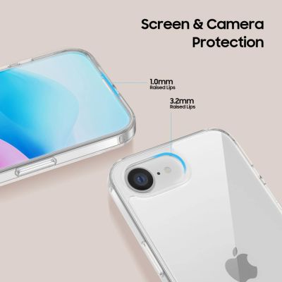 3. Tech-Protect FlexAir Hybrid-Hülle für iPhone 16e / 17e – Transparent