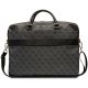 3. Guess 4G Printed Stripes Tasche für einen 16-Zoll-Laptop – Schwarz