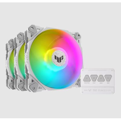 ASUS TF120 TUF GAMING ARGB WEISS 3-IN-1 Lüfter