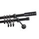 Doppelte Gardinenstange Ø 19 mm Schwarz 480 cm TECHNO mit Ringen KOWALSKI