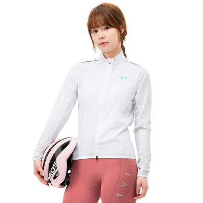4. Rockbros YPW069 TVI M Damen-Radjacke – Weiß
