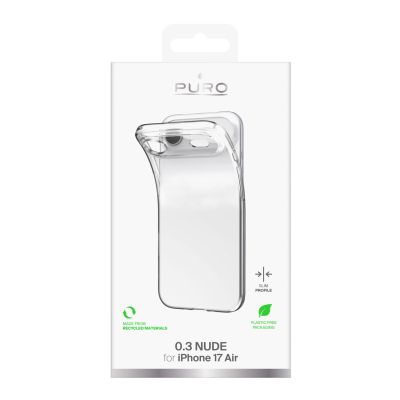 2. Puro 0.3 Nude Ultra-Slim TPU Case für iPhone 17 Air - Transparent