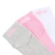 2. Puma Quarter Plain Socken, 3er-Pack, rosa, weiß, grau, 938589 11