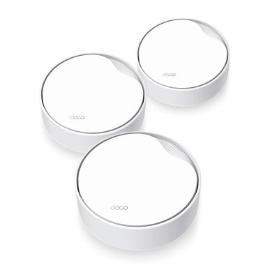 TP-Link DECO X50-PoE Router (3er-Pack) Mesh Dualband (2,4 GHz/5 GHz) Wi-Fi 6 (802.11ax) Weiß