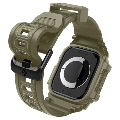 10. Spigen Rugged Armor „Pro“-Armband für Apple Watch 10 (46 mm) – grün