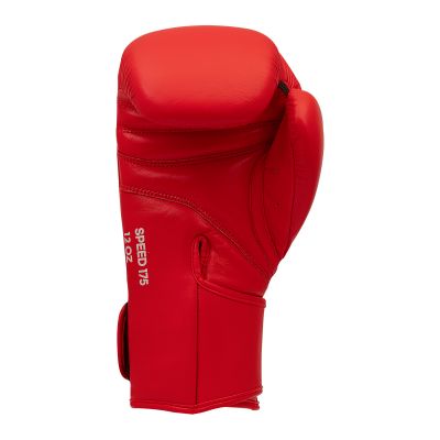 12. Adidas SPEED 175 Leder-Boxhandschuhe rot