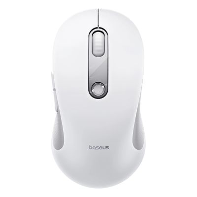 Baseus F02 Ergonomische kabellose Maus USB 2,4 GHz – Weiß