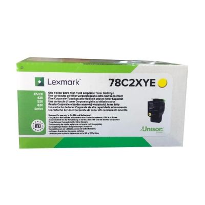 Lexmark Toner 78C2XYE Gelb