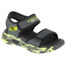 Skechers S-Lights: Sola Glow Sandale - Fusion Brights 407032L-CCBK Grau 28