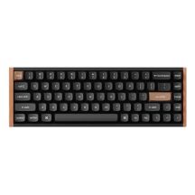 Keychron K6 HE Universal-Tastatur mit USB und Bluetooth, Braun/Schwarz