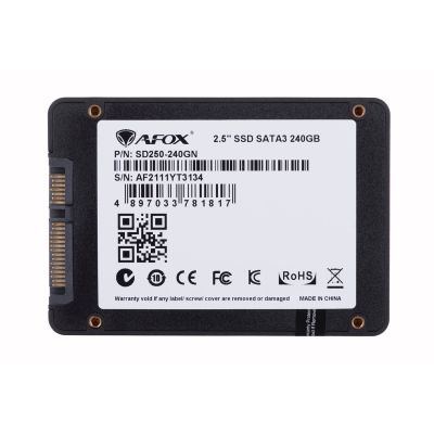 3. AFOX SSD 240 GB TLC 555 MB/s SD250-240GN