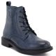 5. Blaue Damen-Lederboots im Worker-Stil Sergio Leone 25172-S
