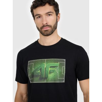 4. Herren-T-Shirt mit Aufdruck, regulär, Größe 4F 4FRAW25TTSHM3612-20S