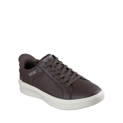 2. Skechers Court Break Double Vented 183177 CHOC Herrenschuhe