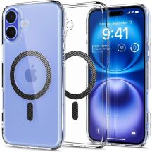Spigen Ultra Hybrid MagSafe Carbon Fiber für iPhone 16 – Dunkelgrau