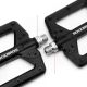 2. Rockbros 2022-12A Nylon-Fahrradpedale – Schwarz