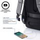 12. XD DESIGN DIEBSTAHLSICHERER RUCKSACK BOBBY HERO XL GRAU P/N: P705.712