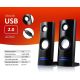 8. AUDIOCORE AC860 Computerlautsprecher-Set (2.0; schwarz)