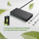 11. Extralink Switch PoE CERES 8x 100 Mbit/s PoE/PoE+, 2x RJ45 Uplink 100 Mbit/s, 96 W